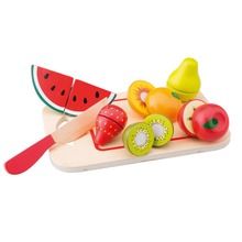 New Classic Toys, drewniane owoce do krojenia, 8 sztuk