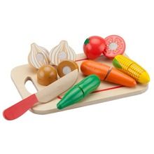 New Classic Toys, drewniane warzywa do krojenia, 8 sztuk
