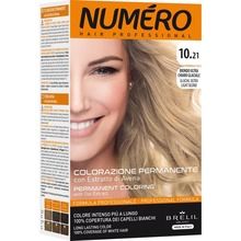 Numero, Permanent Coloring, farba do włosów, 10.21 Glacial Ultra Light Blonde, 140 ml