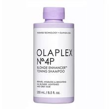 Olaplex, No.4P Blonde Enhancer Toning Shampoo, fioletowy szampon tonujący do włosów blond, 250 ml