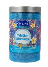 On Line, Senses, pieniąca sól do kąpieli, tahitian mornings, 480 ml