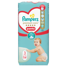 Pampers, Premium Care, pieluchomajtki, rozmiar 3, 6-11 kg, 48 szt.