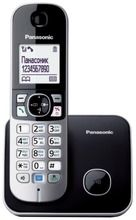Panasonic, telefon stacjonarny, KX-TG6811 PDB, czarny, srebrny