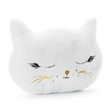 PartyDeco, Meow Party, pluszowa poduszka kotek, 42 x3 2 cm