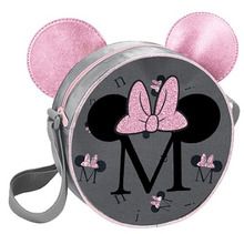 Paso, Myszka Minnie, torebka na ramię, szaro-różowy