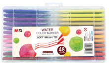 M&G, pisak artystyczny pędzelkowy, wodny, 1-4 mm, 48 kolorów