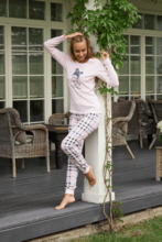 Piżama damska, różowa, Bora, Italian Fashion