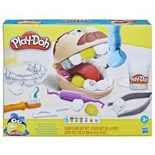 Play-Doh, Dentysta, 6 tub, zestaw kreatywny