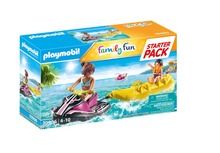 Playmobil, Family Fun, Starter Pack Skuter wodny z bananową łodzią, 70906
