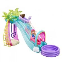 Polly Pocket, Słoneczny Park Wodny, zestaw z figurką i akcesoriami