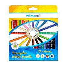 Prima Art, kredki ołówkowe, trójkątne, 24 kolorów
