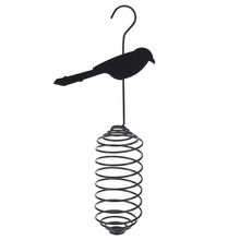 ProGarden, karmnik dla ptaków na kule tłuszczowe, czarny metalowy, 30 cm