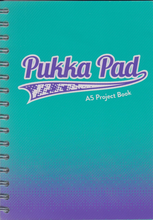 Pukka Pad, kołozeszyt, A5, Fusion Project Book, turkusowy