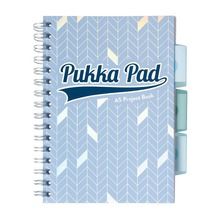 Pukka Pads, kołozeszyt, A5, Glee Project Book, niebieski jasny, kratka