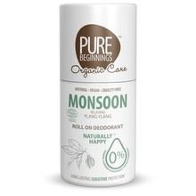 Pure Beginnings Organic Care, dezodorant w kulce, Monsoon, 75 ml