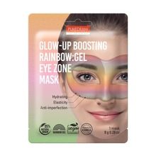 Purederm, Glow-Up Boosting, Rainbow, wegańska hydrożelowa maska na oczy, 8g