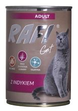 Rafi, karma mokra dla kota z indykiem, 400 g