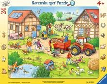 Ravensburger, Moja mała farma, puzzle ramkowe, 24 elementy