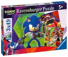 Ravensburger, Sonic Prime, puzzle 2D, 3-49 elementów