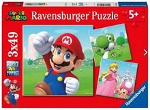 Ravensburger, Super Mario, puzzle, 3-49 elementów