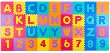 Ricokids, mata piankowa puzzle, litery, cyfry, 30-30 cm