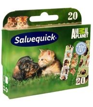 Salveqiuck, Animal Planet, plastry dla dzieci, 20 szt.
