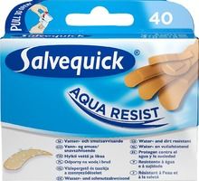 Salvequick, Aqua Resist, plastry wodoodporne, 40 szt. w zestawie