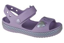 Sandały dziewczęce, jasnofioletowe, Crocs Crocband Imagination Sandal