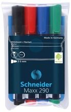 Schneider, Maxx 290, zestaw markerów do tablic, 4 kolory