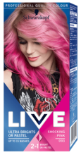Schwarzkopf, Live, krem koloryzujący 2w1, szokujący róż nr 093