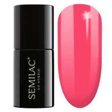 Semilac, lakier hybrydowy 043 electric pink