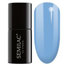 Semilac, lakier hybrydowy 084 denim blue