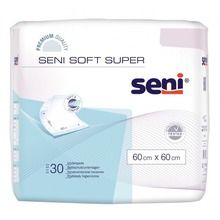 Seni Soft Super, Happy, podkłady higieniczne, 60-60 cm, 30 szt.