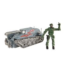 Smiki, Armed Forces, czołg wojskowy z żołnierzem, pojazd z figurką