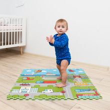 Smiki, Wesołe Miasto, mata piankowa, puzzle