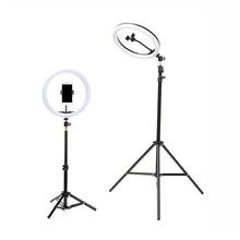 Statyw z lampą pierścieniową LED do nagrywania filmów, makijażu, 2,1m