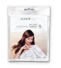 SunewMed+, Nourishing Hair Mask, odżywcza maska do włosów w formie turbanu z olejkiem arganowym