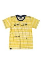 T-shirt chłopięcy, żółty, Quimby