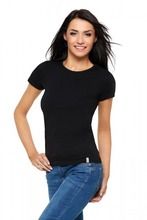 T-shirt damski, czarny, Moraj