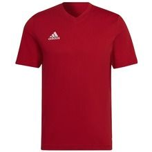 T-shirt męski, czerwony, Adidas Entrada 22 Tee