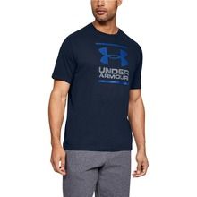 T-shirt męski, granatowy, UA GL Foundation
