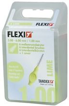Tandex, czyściki międzyzębowe, Flexi 1-3-6 mm, Tapered, lime, zielony, 6 szt.