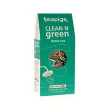 Teapigs, Clean N Green - Detox Tea, herbata, 15 piramidek
