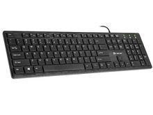 Tracer, klawiatura membranowa, OFIS TRAKLA45922, USB, US, czarny