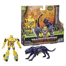 Transformers, Rise of the Beasts, Beast Combiner, Bumblebee i Snarlsaber, figurki, 13 cm, 2 szt.