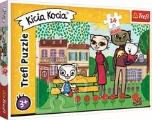 Trefl, Kicia Kocia, Zabawy Kici Koci, puzzle maxi, 24 elementy