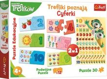 Trefl, Rodzina Treflików, Trefliki poznają cyferki, puzzle edukacyjne, 30 elementów