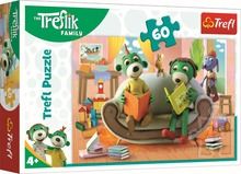 Trefl, Rodzina Treflików, Wspólne czytanie bajek, puzzle, 60 elementów