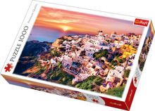 Trefl, Zachód słońca nad Santorini, puzzle, 1000 elementów