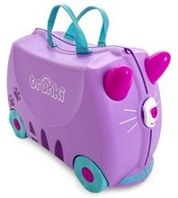 Trunki, Kotek Cassie, jeżdżąca walizeczka, fioletowa